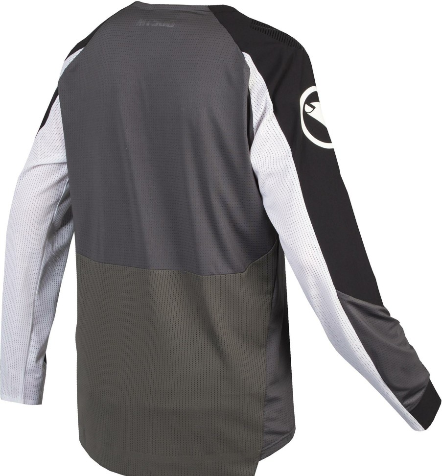 Clothing Endura Long Sleeve Jerseys | Endura Mt500 Burner Lite Long Sleeve Jersey Black