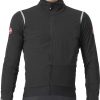 Clothing Castelli | Castelli Alpha Doppio Ros Jacket Light Black/Silver Reflex-Dark