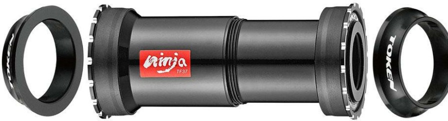 Bike Parts Token Bottom Brackets | Token Ninja Tbt Pf30 30Mm Bottom Bracket Black