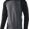 Clothing Troy Lee Designs Long Sleeve Jerseys | Troy Lee Designs Skyline Chill Cycling Jersey Aw21 Charcoal