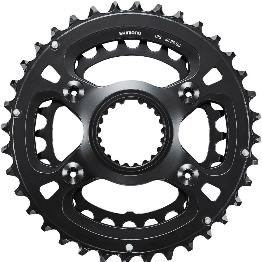 Bike Parts Shimano Chainrings | Shimano Xt M8100 12 Speed Chainring Black