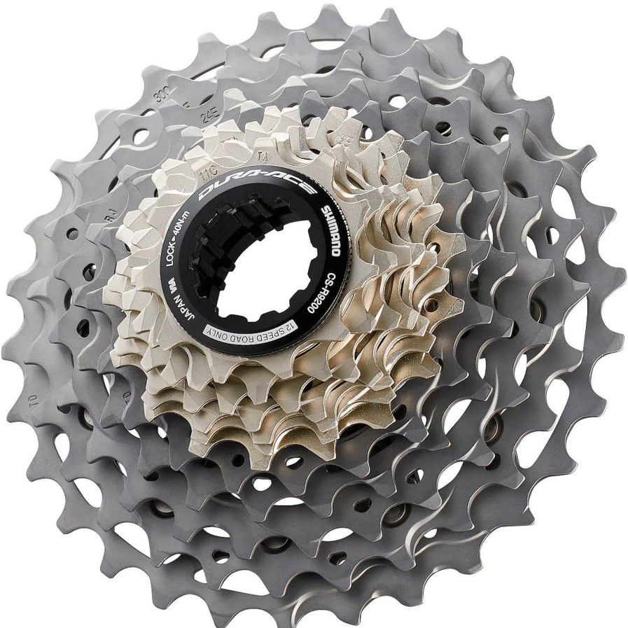 Bike Parts Shimano Cassettes | Shimano Dura-Ace R9200 12 Speed Cassette Silver