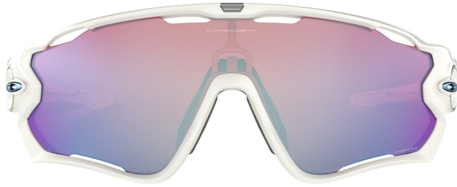 Helmets & Protection Oakley Sunglasses | Oakley Eyewear Jawbreaker White Sunglasses (Prizm Sapphire Lens)