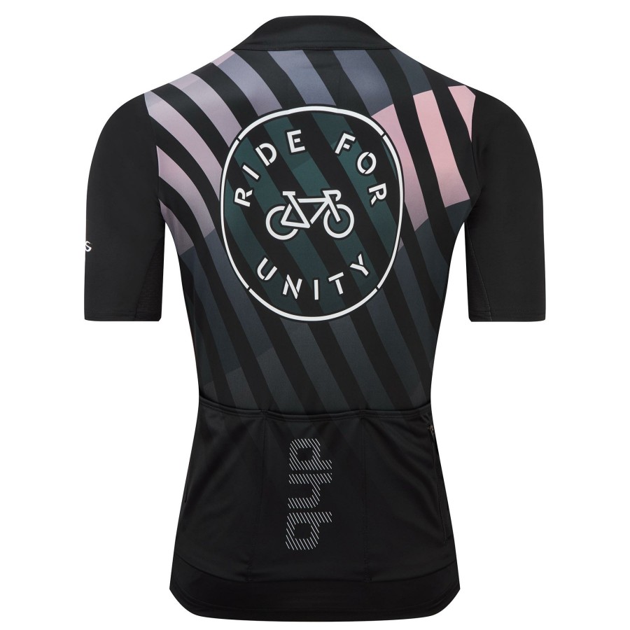 Clothing DHB Short Sleeve Jerseys | Dhb Ride For Unity Short Sleeve Jersey Black/Pink