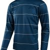 Clothing Troy Lee Designs Long Sleeve Jerseys | Troy Lee Designs Flowline Long Sleeve Jersey Revert Blue