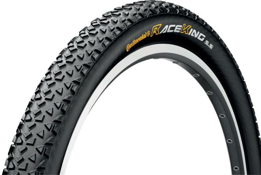 Wheels & Tyres Continental | Continental Race King Mtb Tyre - Wire Bead Black