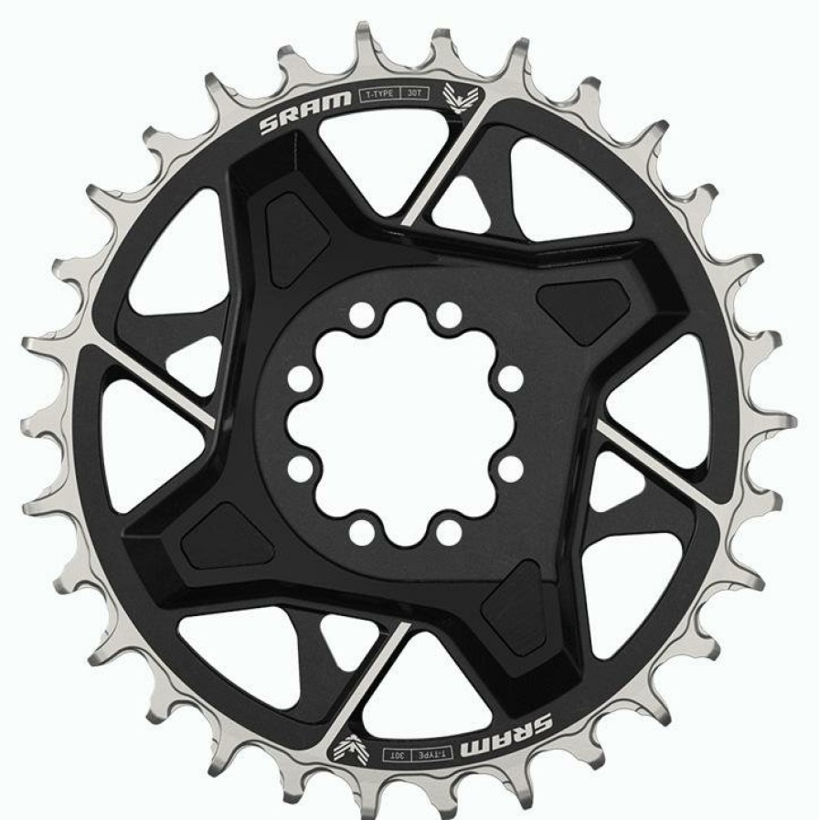 Bike Parts SRAM Chainrings | Sram X0 Eagle D1 T-Type Chainring Black