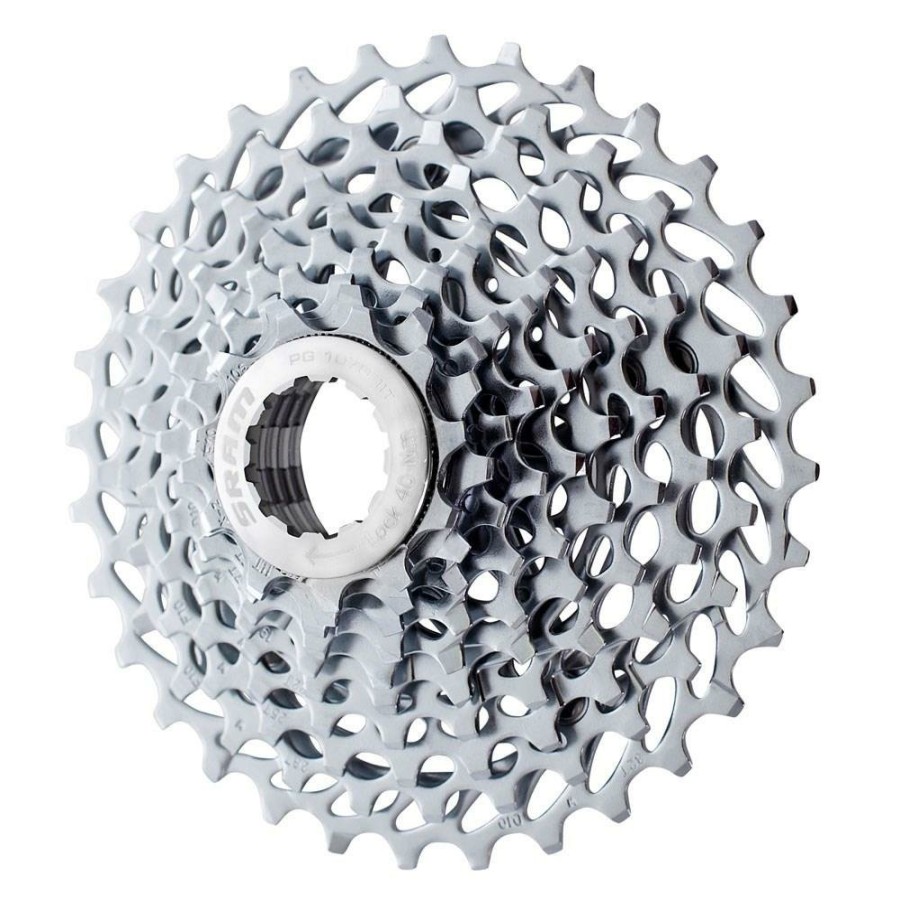 Bike Parts SRAM Cassettes | Sram Pg1070 10 Speed Mountain Bike Cassette Silver