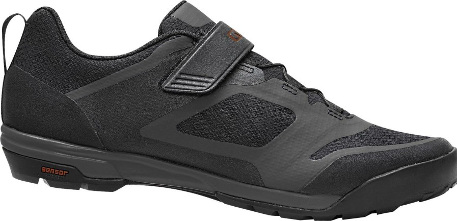 Footwear Giro | Giro Ventana Fastlace Off Road Shoes Black/Grey