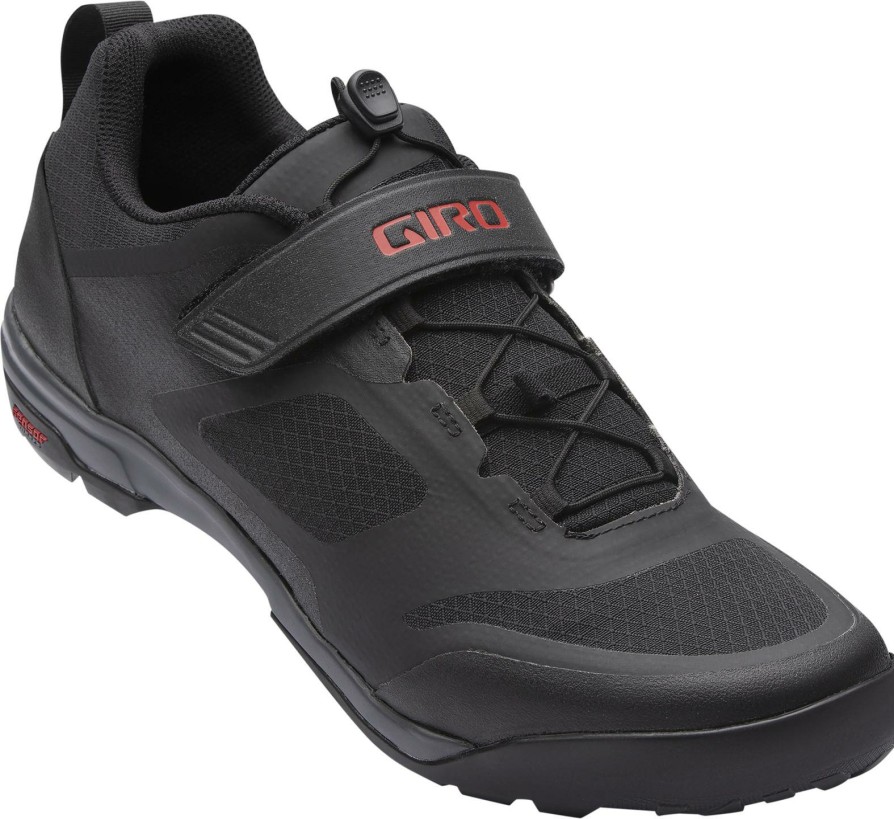 Footwear Giro | Giro Ventana Fastlace Off Road Shoes Black/Grey