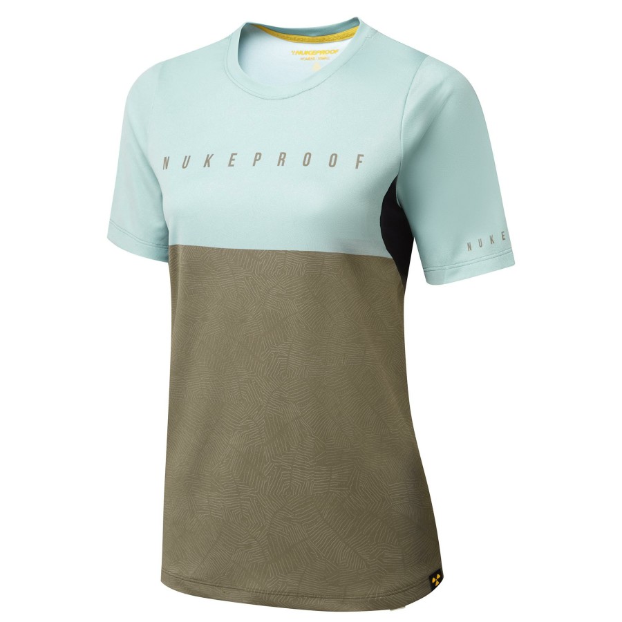 Clothing Nukeproof Short Sleeve Jerseys | Nukeproof Blackline Women'S Short Sleeve Jersey Blue Glass