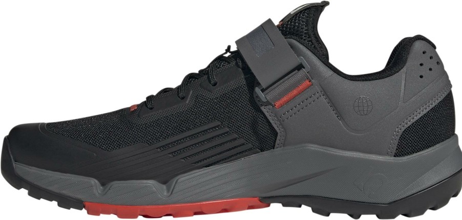 Footwear Five Ten | Five Ten Trailcross Cli Clip-In Cycle Shoes Core Black/Grey Three/Red