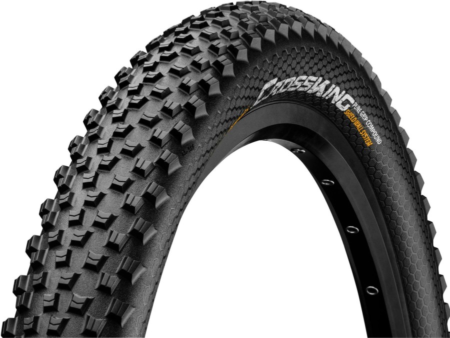 Wheels & Tyres Continental | Continental Cross King 29Er Pure Grip Folding Mtb Tyre Black