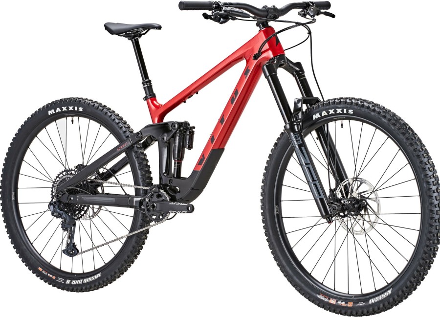 Bikes Vitus Full Suspension Mountain Bikes | Vitus Sommet 290 Crs Mountain Bike Octane Red/Black