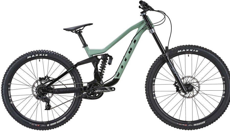 Bikes Vitus Full Suspension Mountain Bikes | Vitus Dominer 297 Downhill Mountain Bike Vitus Green/Black