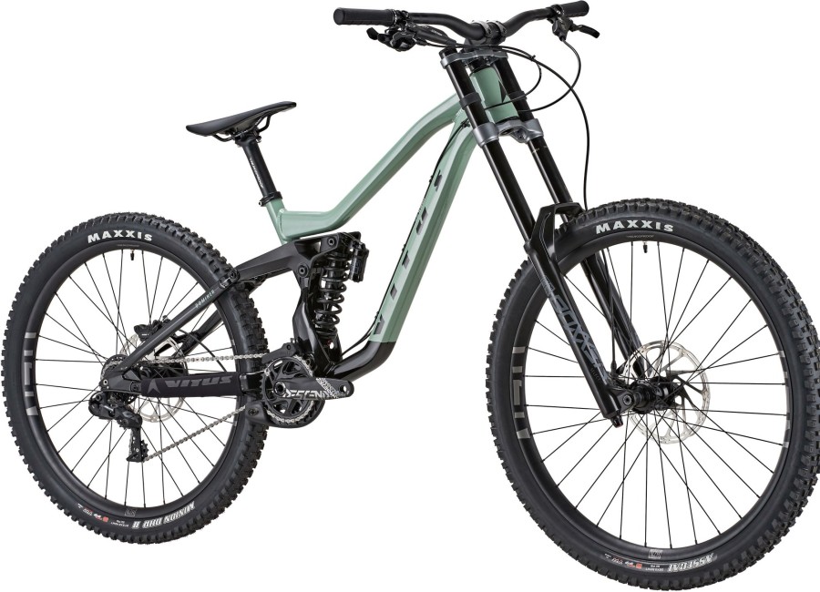 Bikes Vitus Full Suspension Mountain Bikes | Vitus Dominer 297 Downhill Mountain Bike Vitus Green/Black