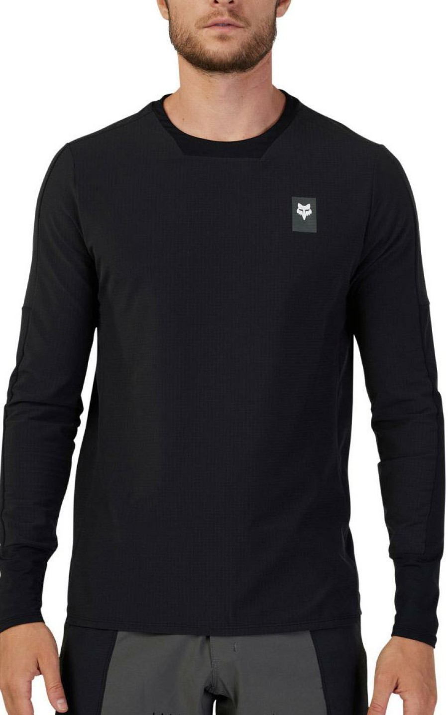 Clothing Fox Racing Long Sleeve Jerseys | Fox Racing Defend Thermal Long Sleeve Jersey Black