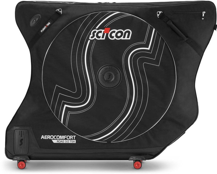 Accessories Scicon Bike Bags | Scicon Aerocomfort 3.0 Tsa Bike Travel Bag Black/White