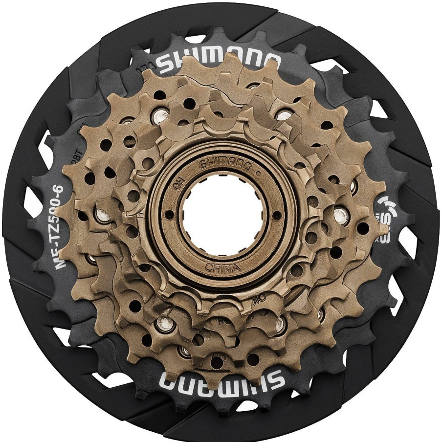 Bike Parts Shimano Cassettes | Shimano Tourney Tz500 7 Speed Freewheel Black/Gold