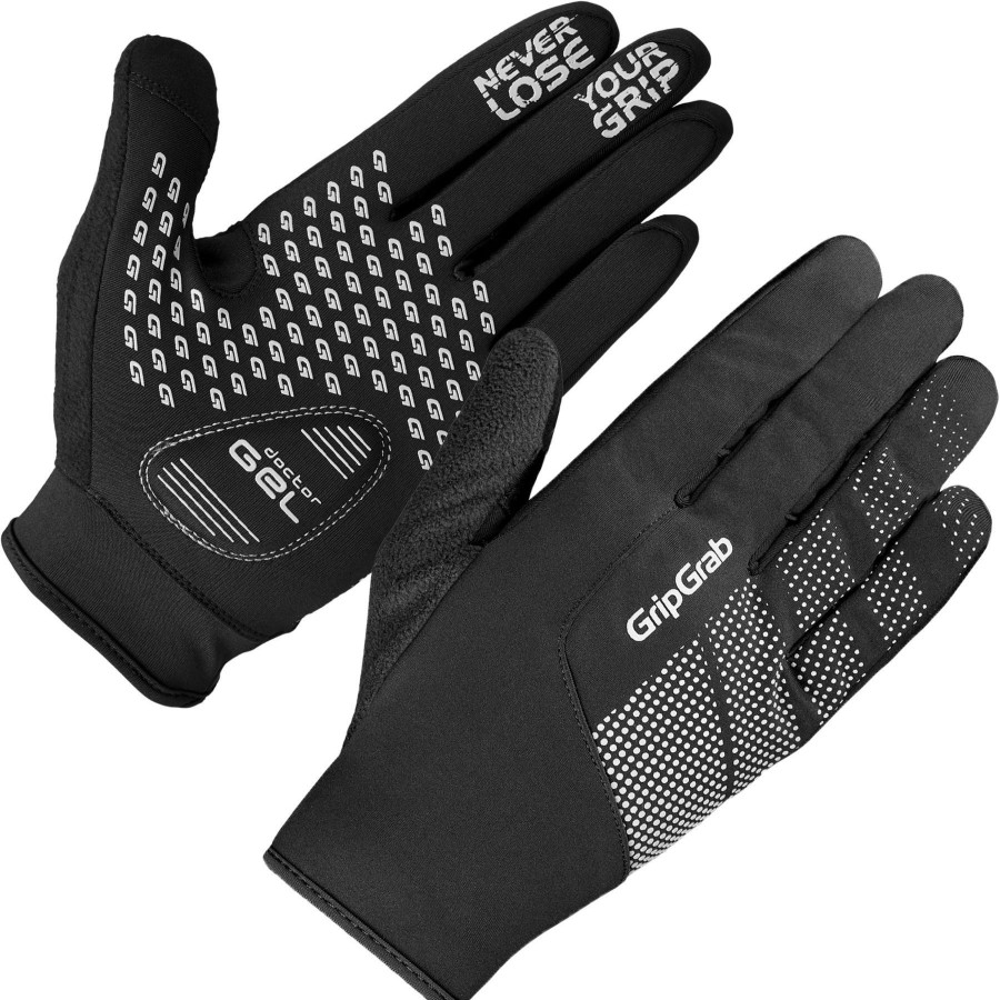 Helmets & Protection GripGrab Gloves | Gripgrab Ride Windproof Midseason Glove Black