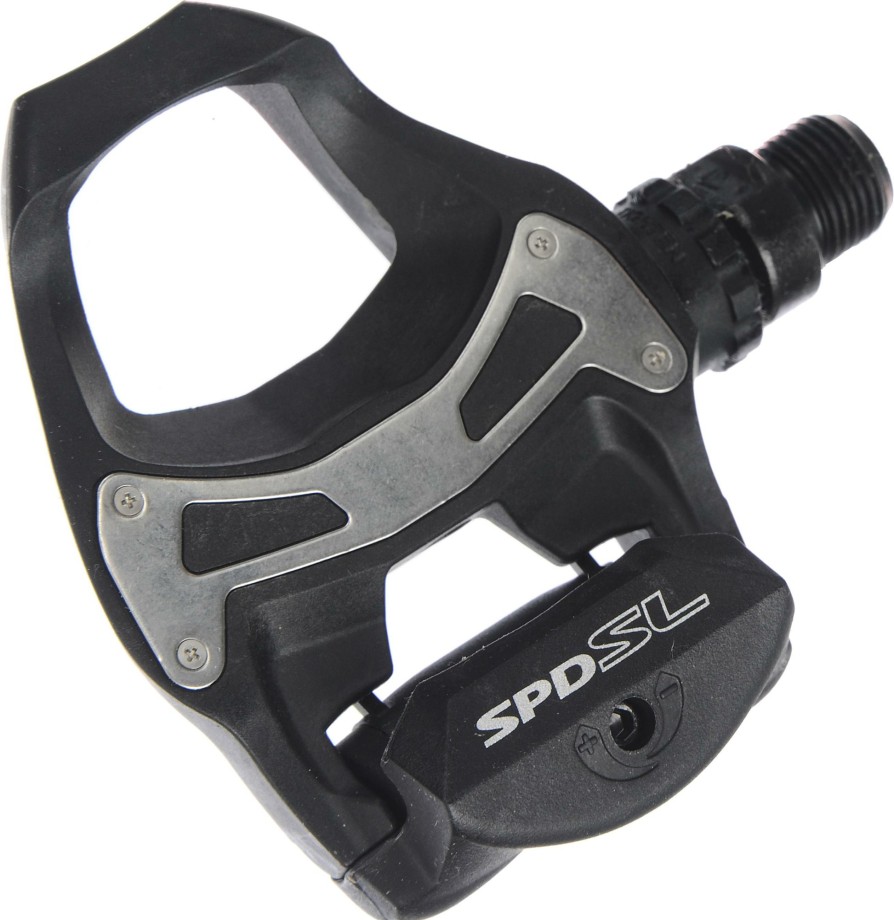 Bike Parts Shimano Clipless Pedals | Shimano R550 Spd-Sl Clipless Road Pedals Black