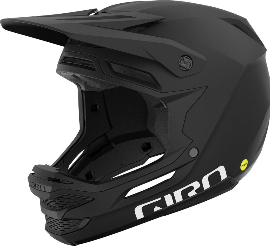 Helmets & Protection Giro Mountain Bike Helmets | Giro Insurgent Spherical Full Face Helmet Matte Black