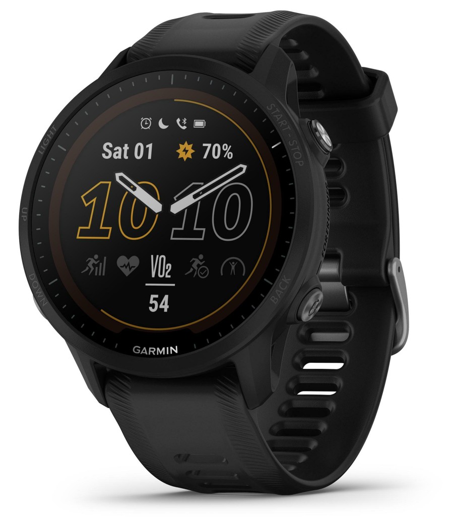 Accessories Garmin Fitness Watches | Garmin Forerunner 955 Solar Gps Watch Black