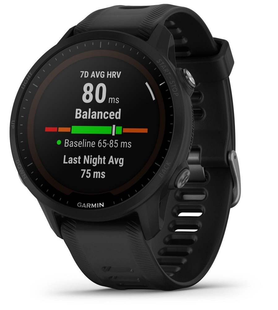 Accessories Garmin Fitness Watches | Garmin Forerunner 955 Solar Gps Watch Black