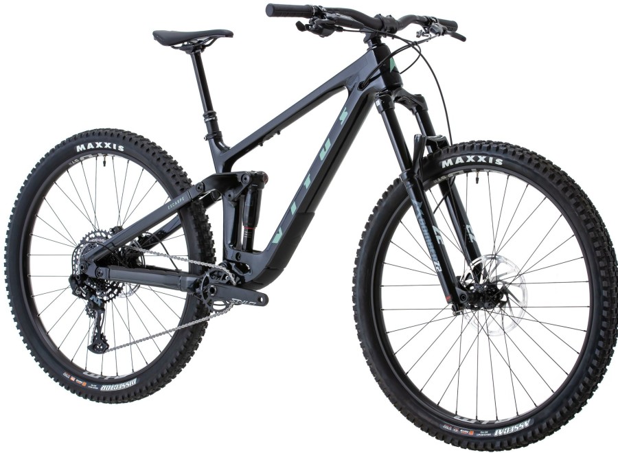 Bikes Vitus Full Suspension Mountain Bikes | Vitus Escarpe 290 Cr Mountain Bike Black Quartz