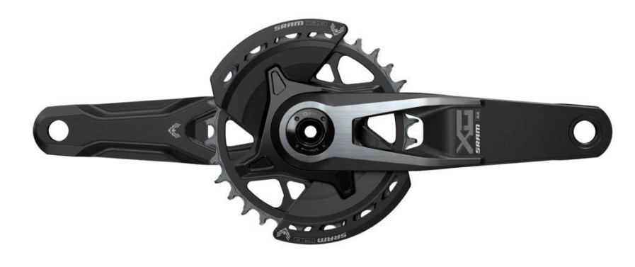 Bike Parts SRAM Chainsets & Cranksets | Sram X0 Eagle T-Type Dub Crankset Black