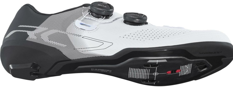 Footwear Shimano | Shimano Rc7 Road Shoes (Rc702) (Wide Fit) White