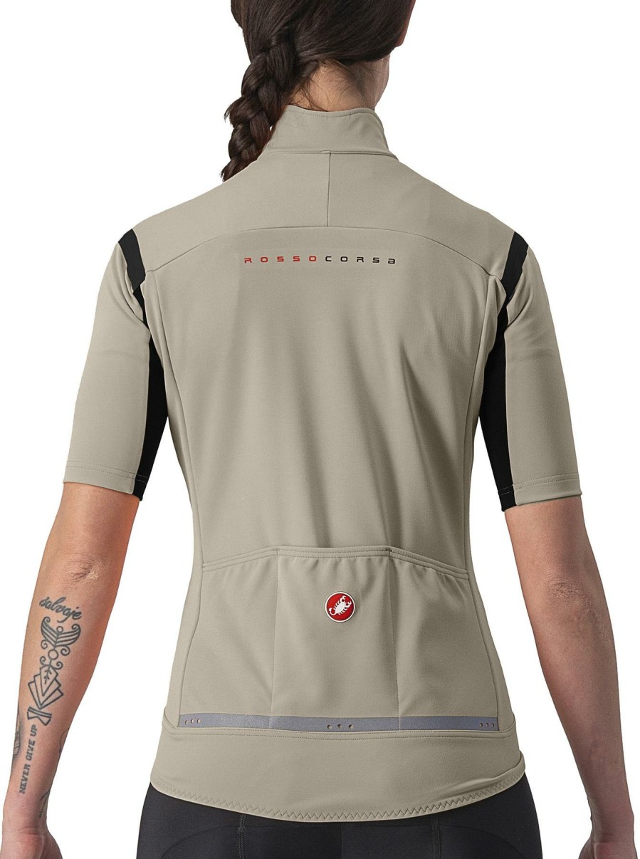 Clothing Castelli Short Sleeve Jerseys | Castelli Women'S Gabba Ros 2 Light Black/Black