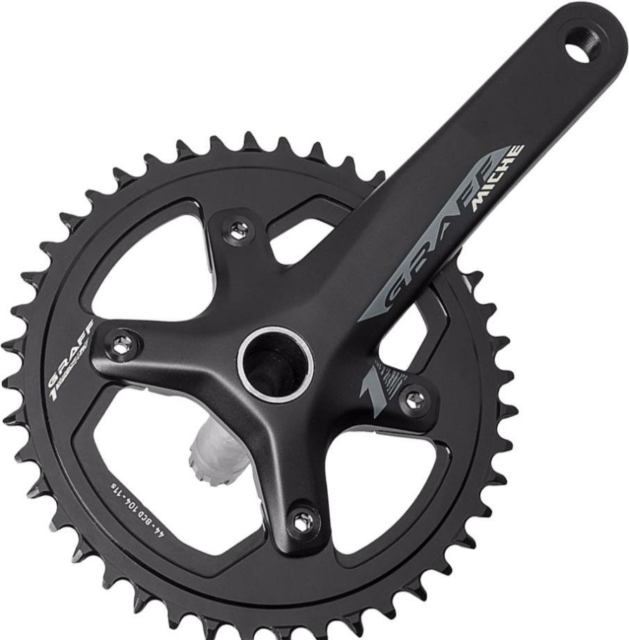 Bike Parts Miche Chainsets & Cranksets | Miche Graff One 11 Speed Road Single Chainset