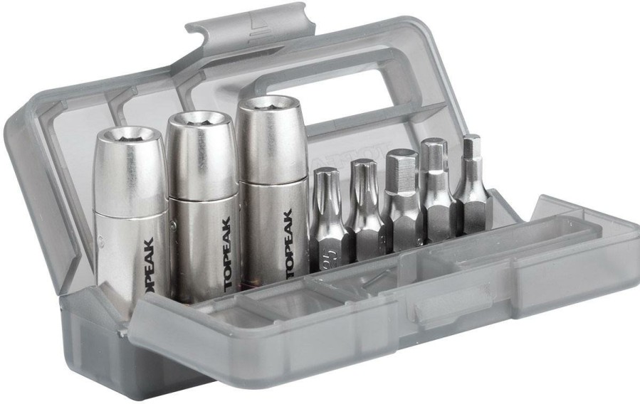 Maintenance Topeak Tool Storage | Topeak Torqbox Nano Dx Tool Set Silver