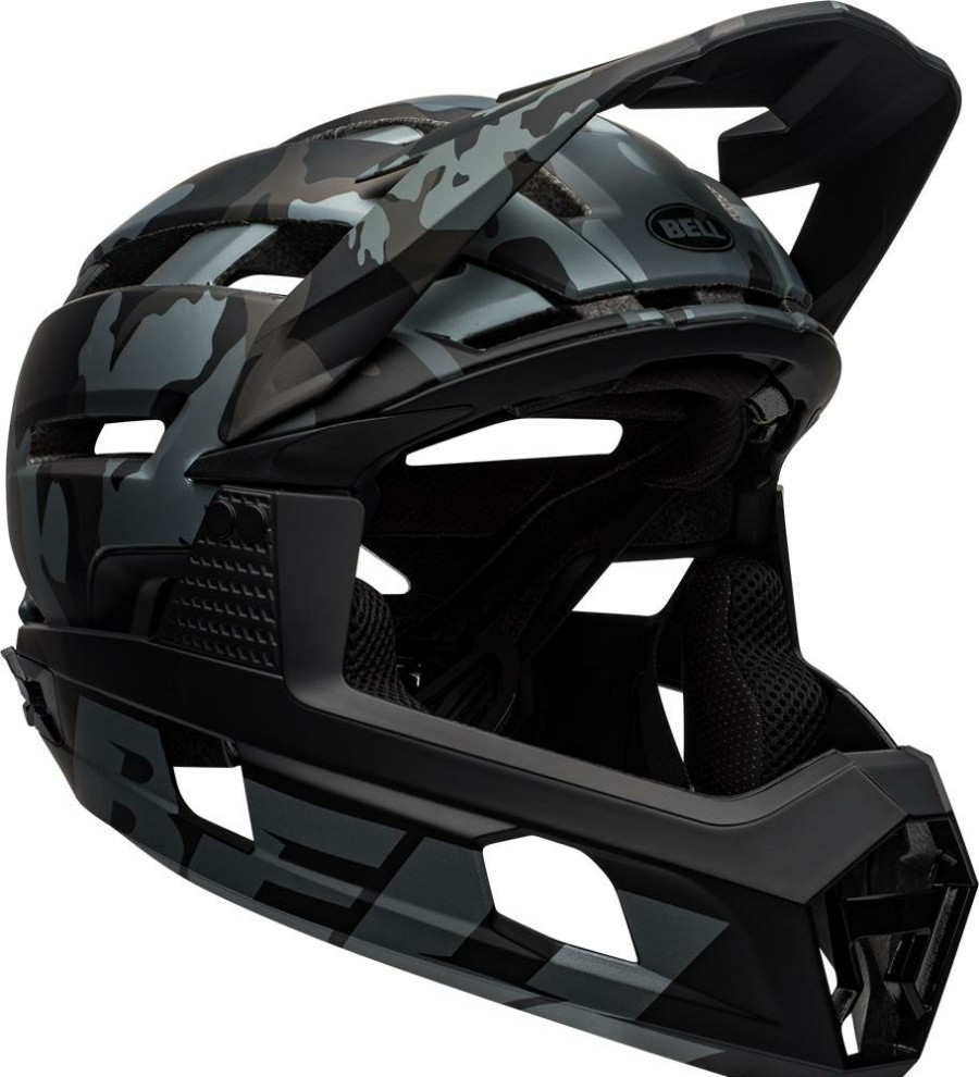 Helmets & Protection Bell Mountain Bike Helmets | Bell Super Air R Full Face Helmet Black Camo