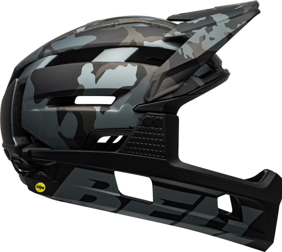 Helmets & Protection Bell Mountain Bike Helmets | Bell Super Air R Full Face Helmet Black Camo