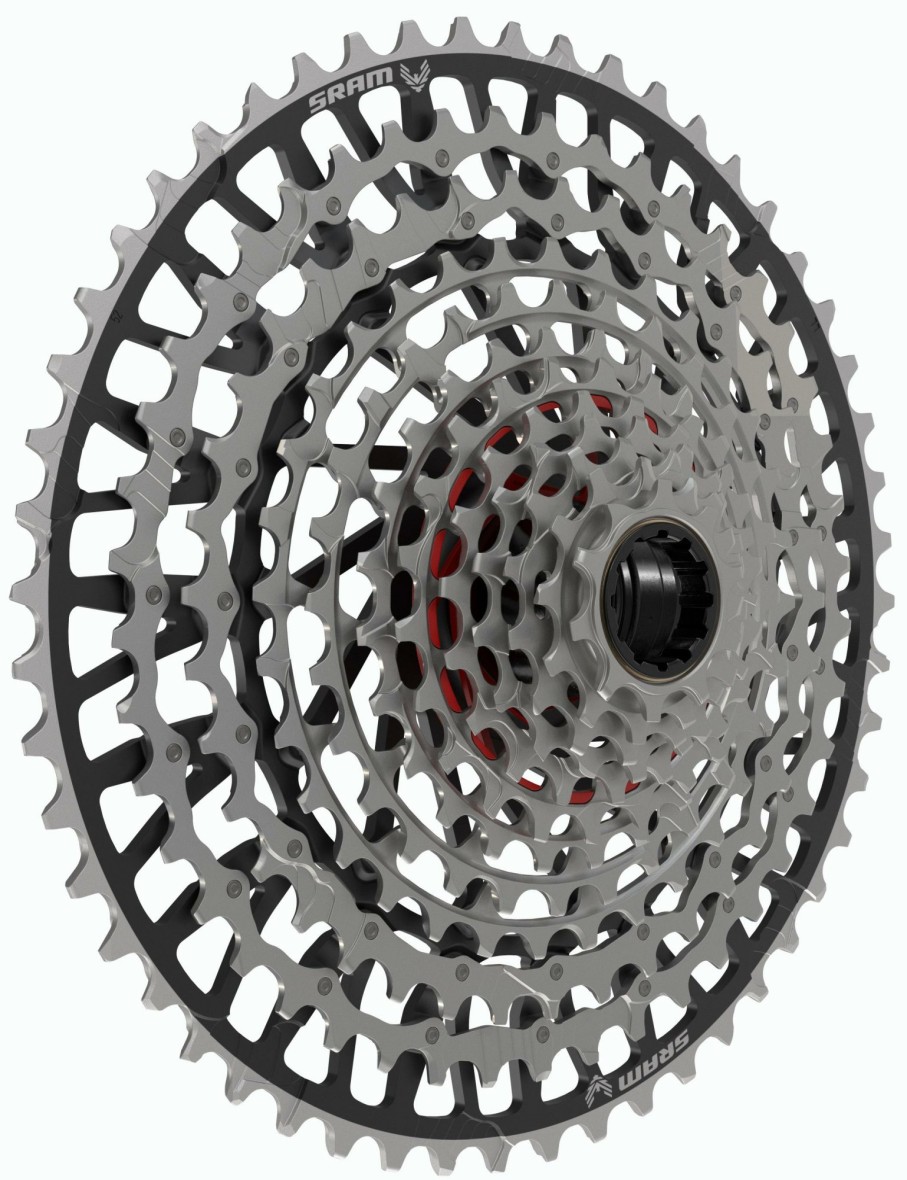 Bike Parts SRAM Cassettes | Sram Xx Eagle Xs-1297 12 Speed Cassette Black/Silver