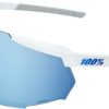 Helmets & Protection 1 Sunglasses | 100% Eyewear Racetrap Hiper Blue Multilayer Mirror Lens Sunglas Silver