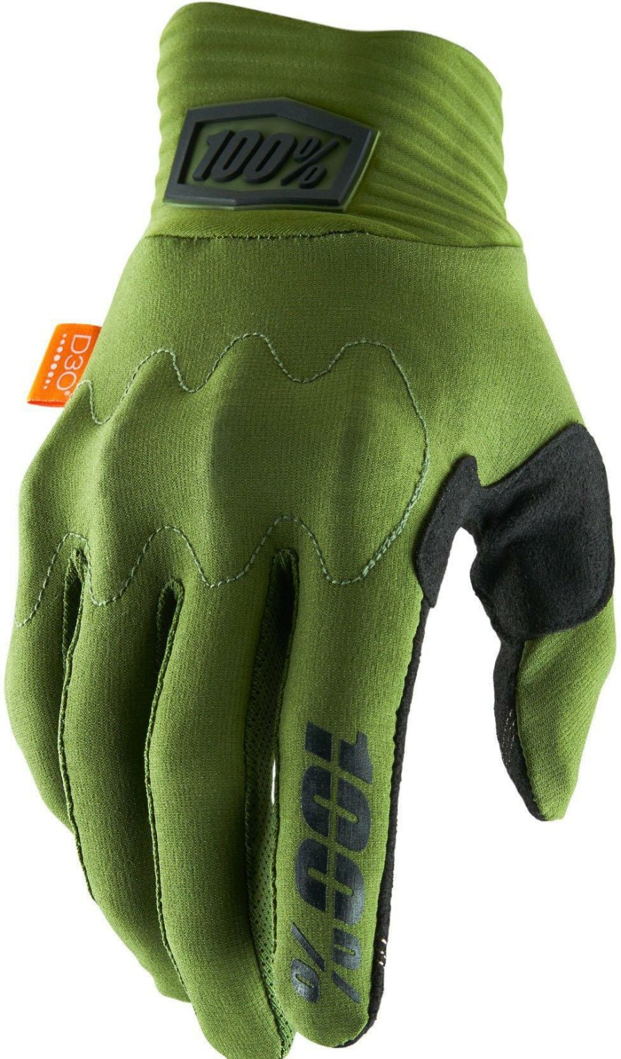 Helmets & Protection 1 Gloves | 100% Cognito D30 Gloves Army Green/Black