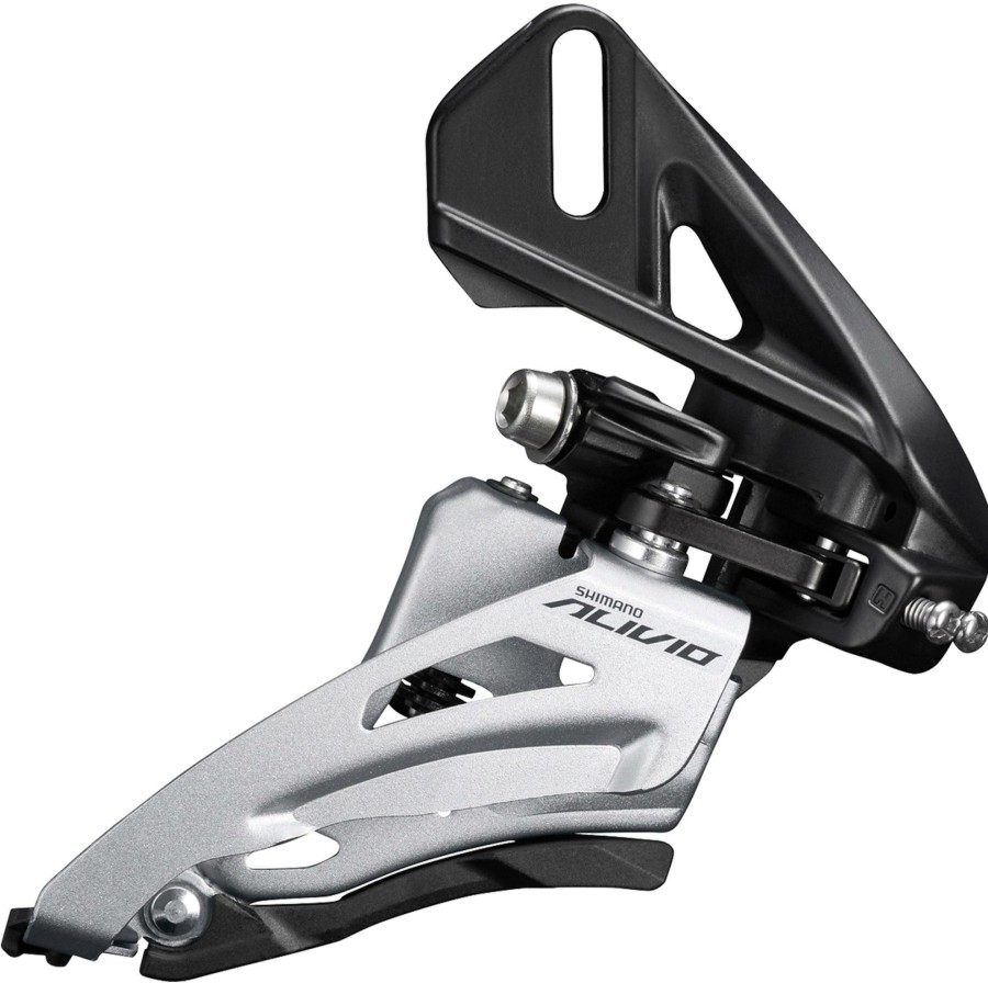 Bike Parts Shimano Derailleurs | Shimano Alivio M3120 2X9 Speed Front Derailleur Black