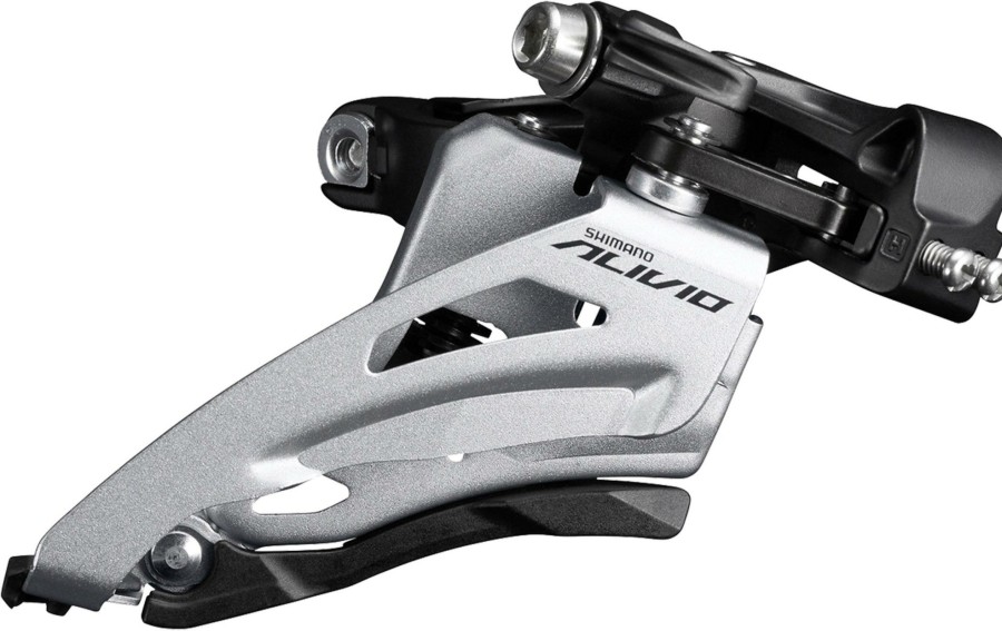 Bike Parts Shimano Derailleurs | Shimano Alivio M3120 2X9 Speed Front Derailleur Black