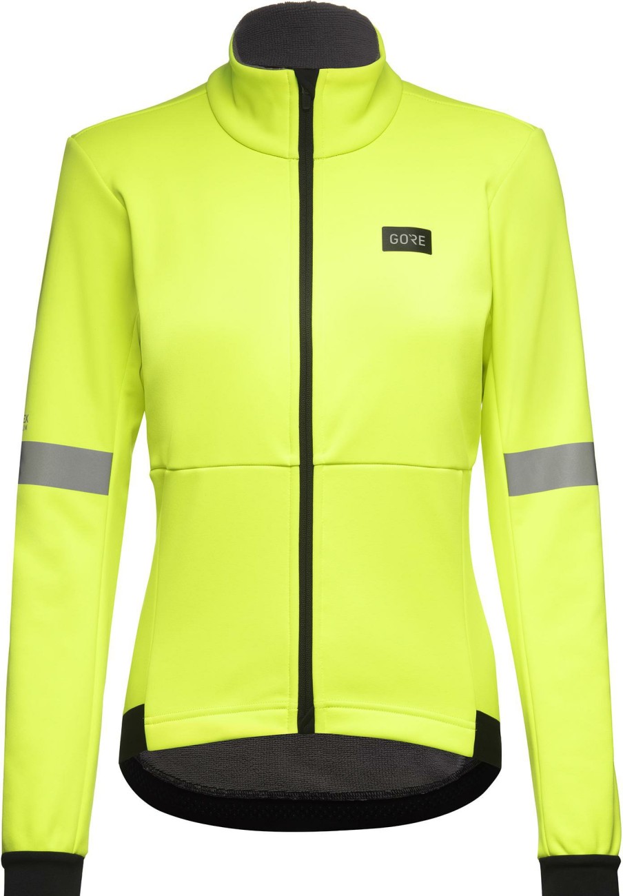 Clothing GOREWEAR | Gorewear Women'S Tempest Cycling Jacket Neon Yellow