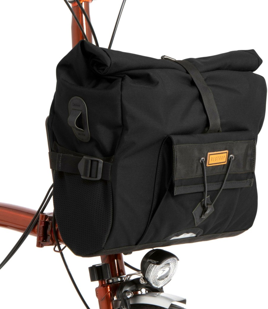 Accessories Restrap Bike Bags | Restrap City Loader Commuter Bike Bag Black