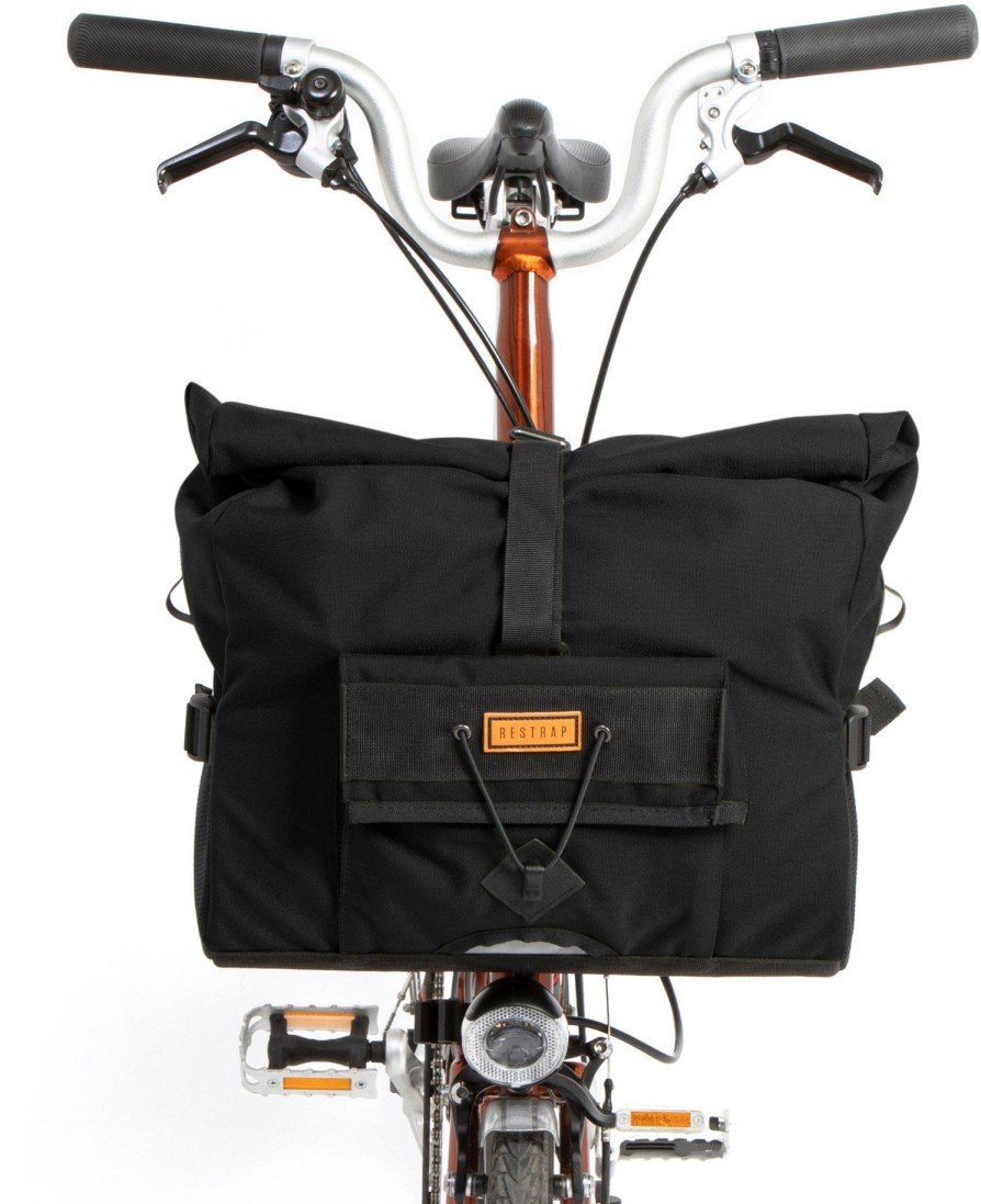 Accessories Restrap Bike Bags | Restrap City Loader Commuter Bike Bag Black