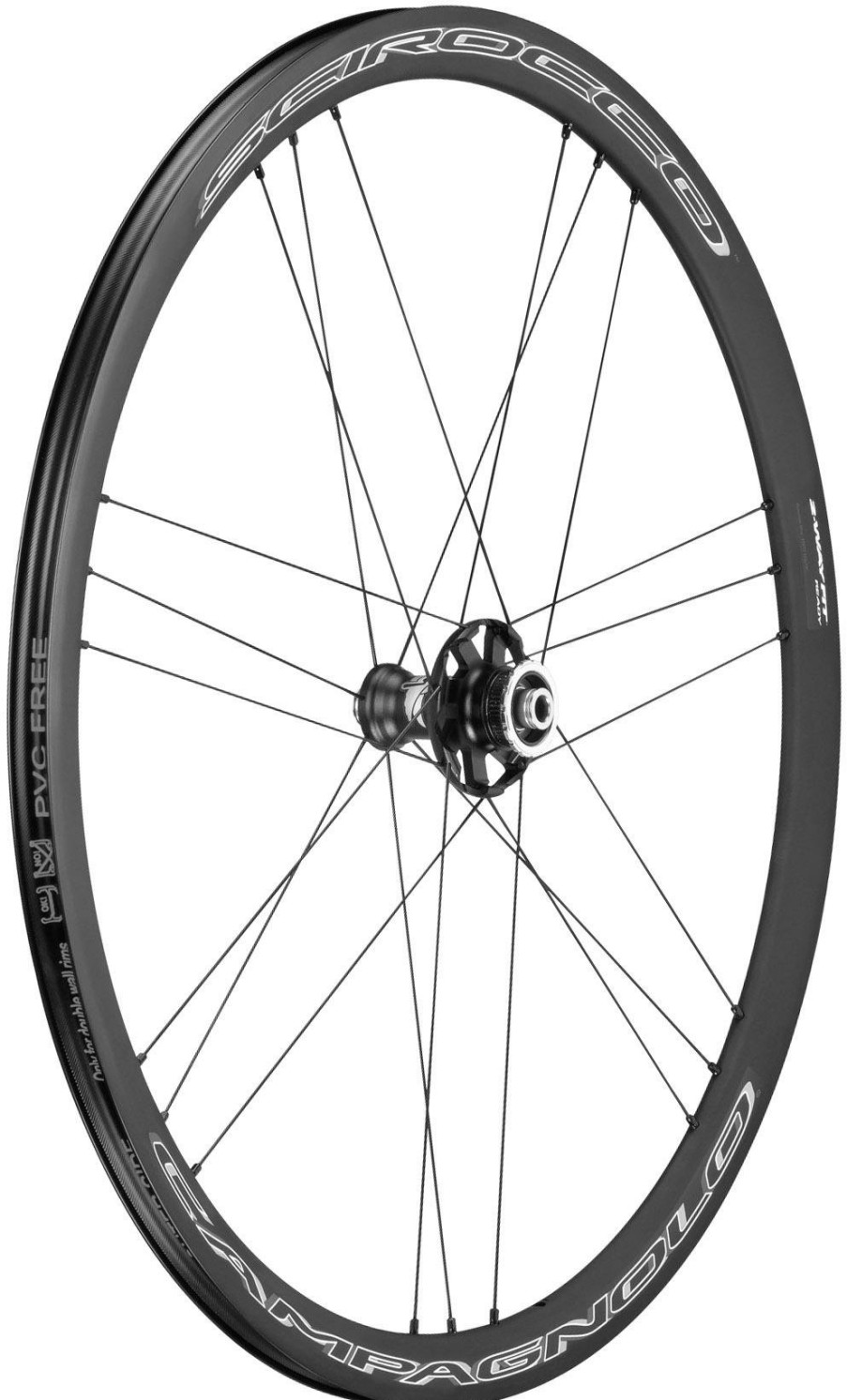 Wheels & Tyres Campagnolo | Campagnolo Scirocco Bt12 Road Disc Wheelset Black