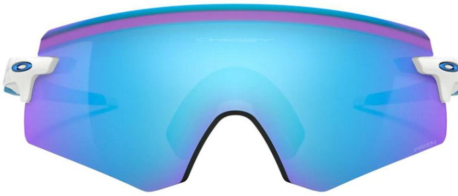 Helmets & Protection Oakley Sunglasses | Oakley Eyewear Encoder White Sunglasses (Prizm Sapphire Lens) Polished White