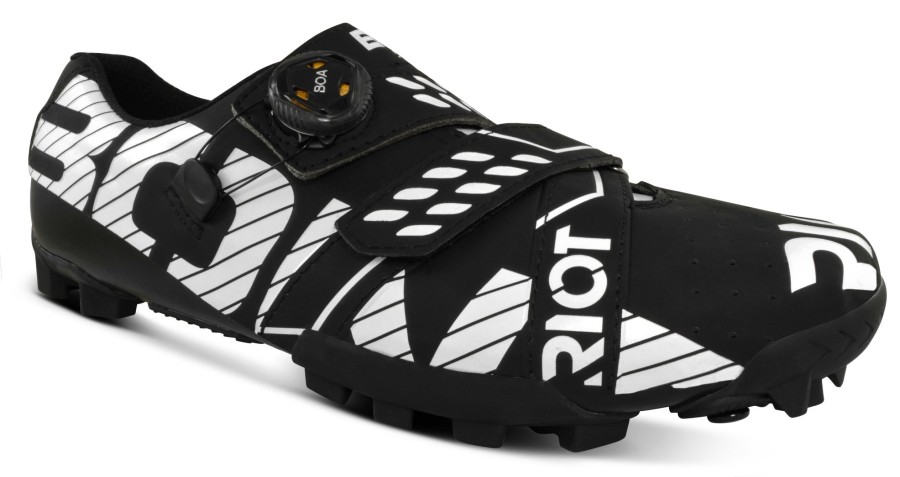 Footwear Bont | Bont Riot Mtb+ (Boa) Cycling Shoe Black/White