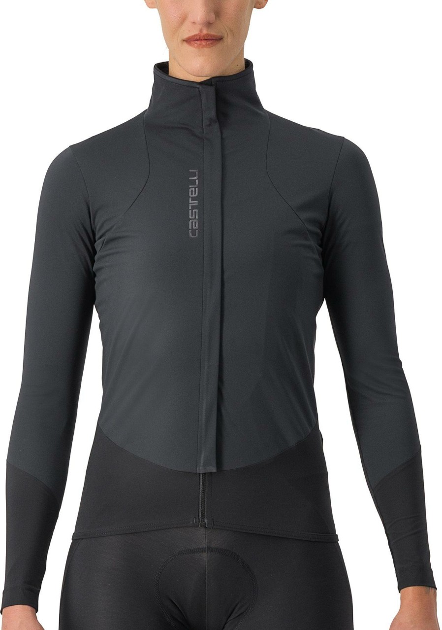 Clothing Castelli | Castelli Women'S Beta Ros Jacket Light Black