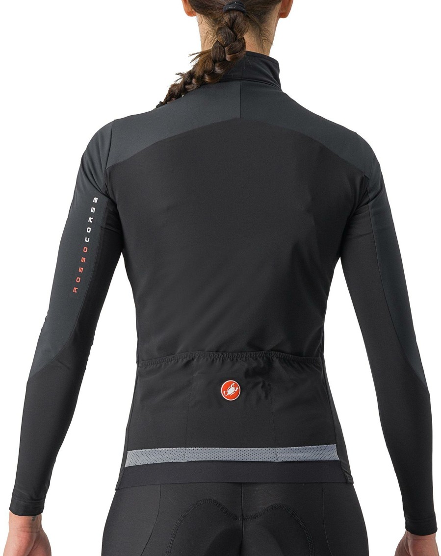 Clothing Castelli | Castelli Women'S Beta Ros Jacket Light Black