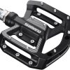 Bike Parts Shimano Flat Pedals | Shimano Gr500 Flat Mtb Pedals Black